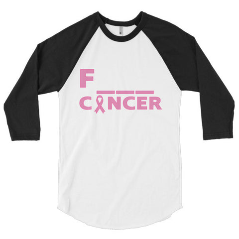 Breast Cancer - Unisex 3/4 Sleeve Raglan